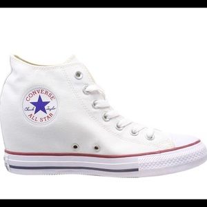 Converse Chuck Taylor Lux Mid wedged sneakers 7.5
